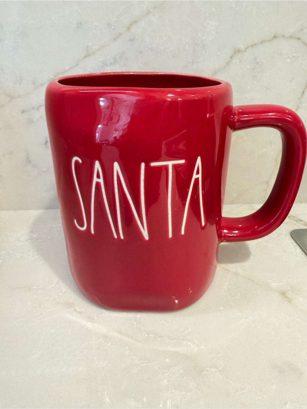 Rae Dunn Red Santa Ceramic Mug RAE & DUNN
